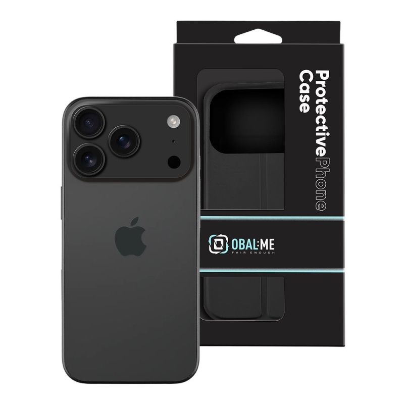 OBAL:ME SmoothTouch tok az Apple iPhone 17 Pro készülékhez Fekete