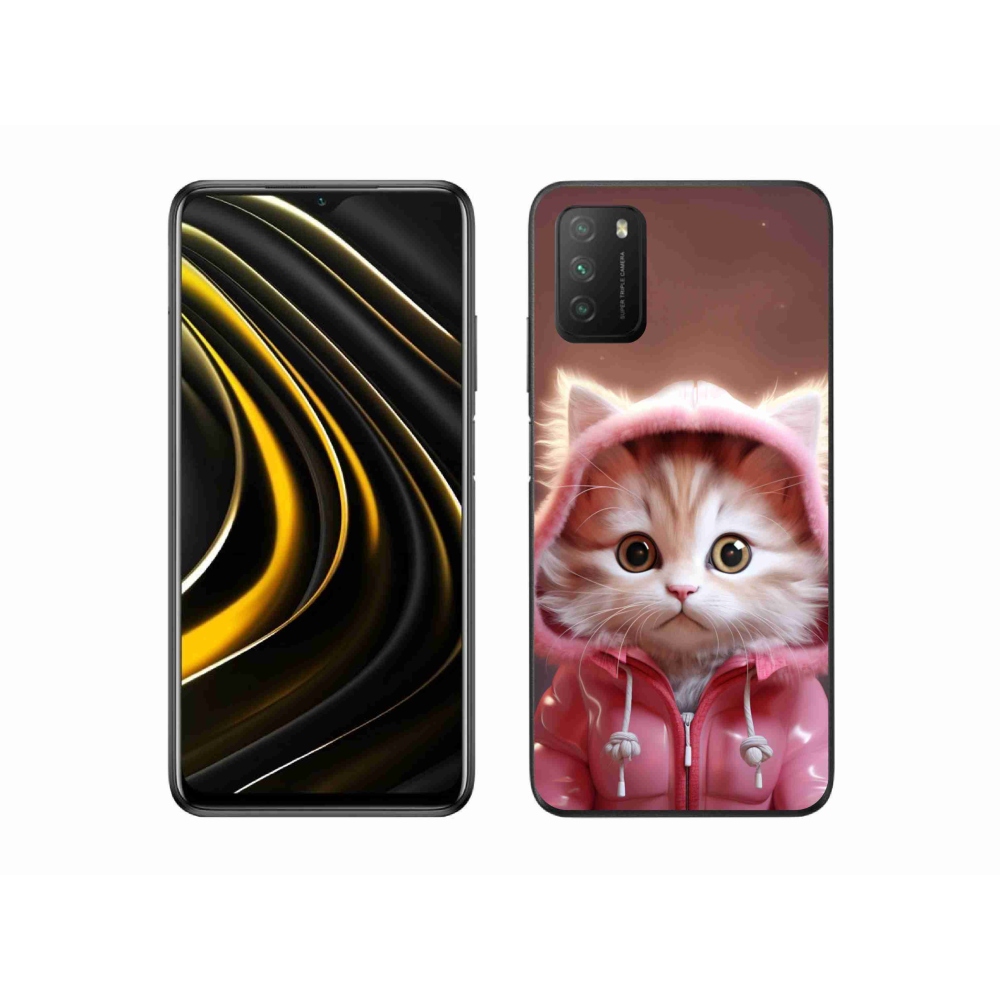 Gél borítás mmCase a Xiaomi Poco M3-hoz - aranyos cica 3