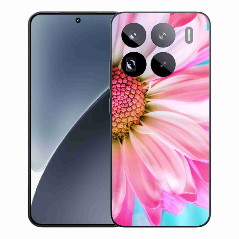 Gél borítás mmCase a Xiaomi 15 Pro-hoz - rózsaszín virág