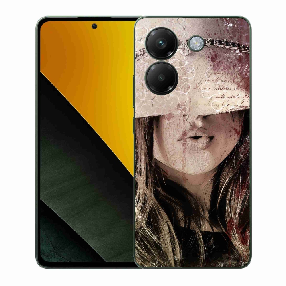 Gél borítás mmCase a Xiaomi Poco M7 Pro 5G számára - lány