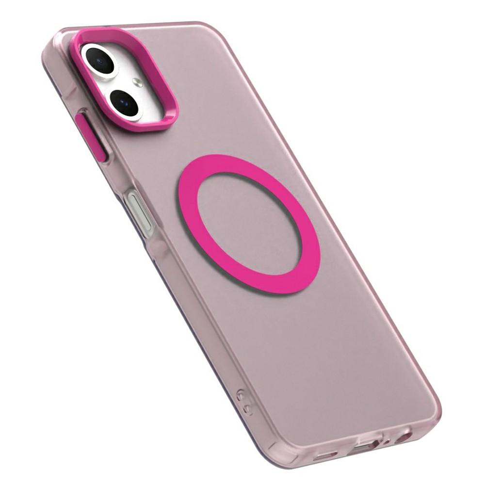 Candy zselés tok MagSafe-val a Samsung Galaxy A06 4G készülékre - rózsaszín