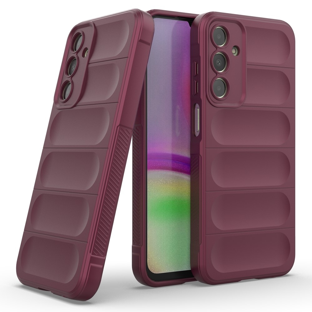 Rugg tartós zselés tok Samsung Galaxy A25 5G - bordó színben