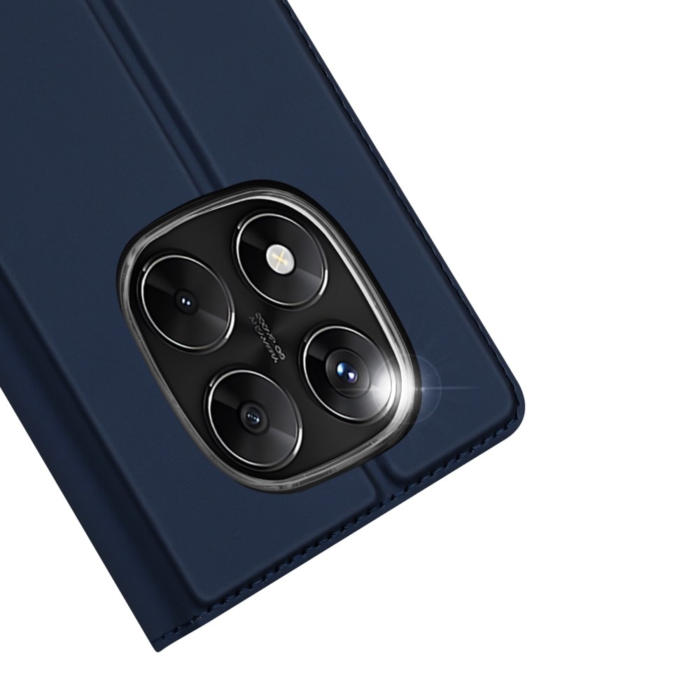 DUX könyvtáska Xiaomi Redmi Note 14 Pro - sötétkék