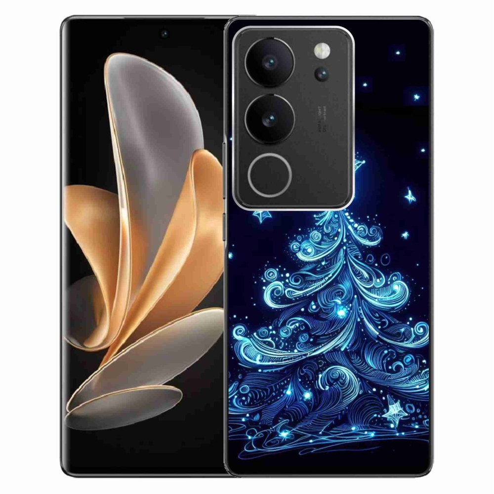 Gélburkolat mmCase a Vivo V29 5G-n - neon karácsonyfa 4