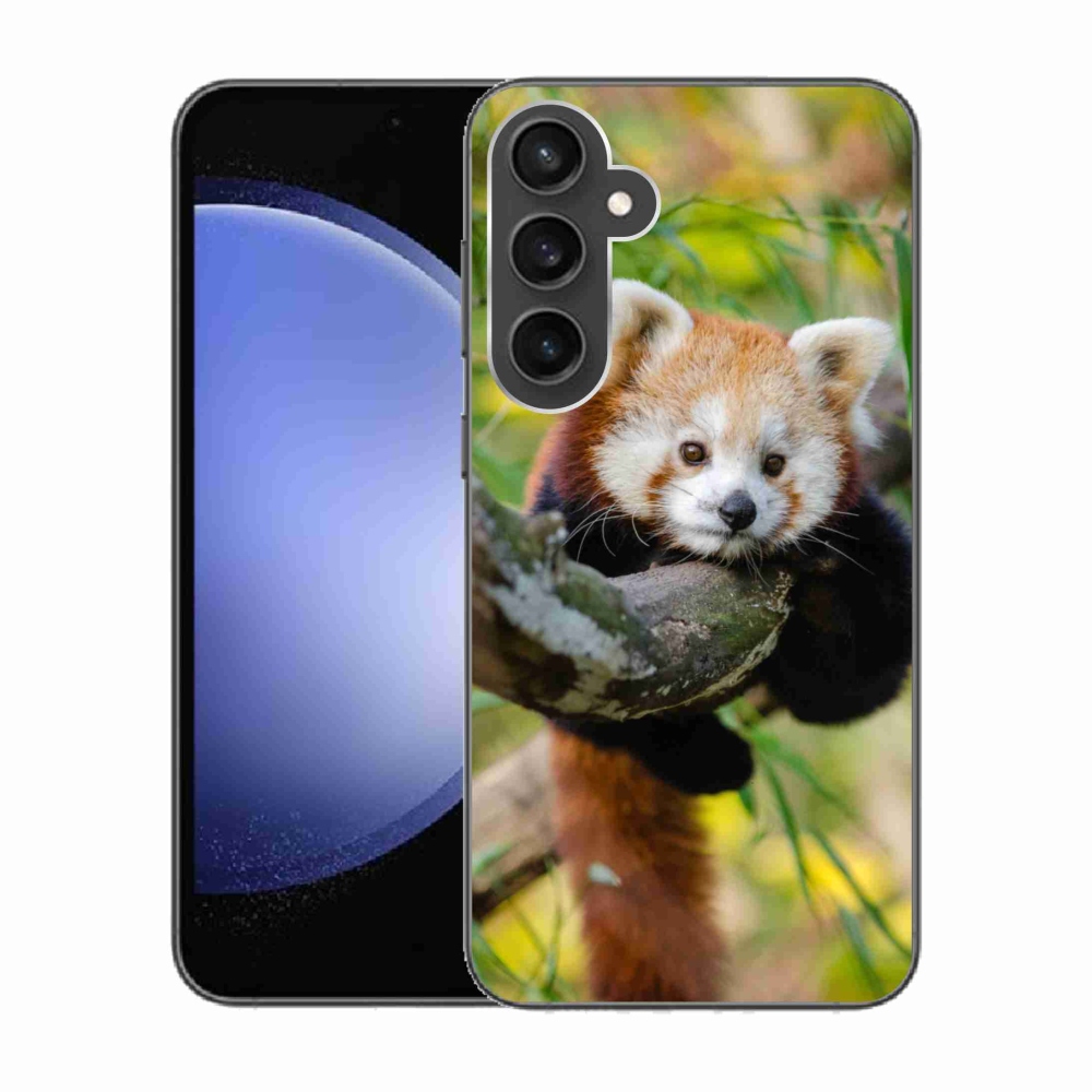 Zselés borítás mmCase Samsung Galaxy S23 FE készülékhez - pandavörös