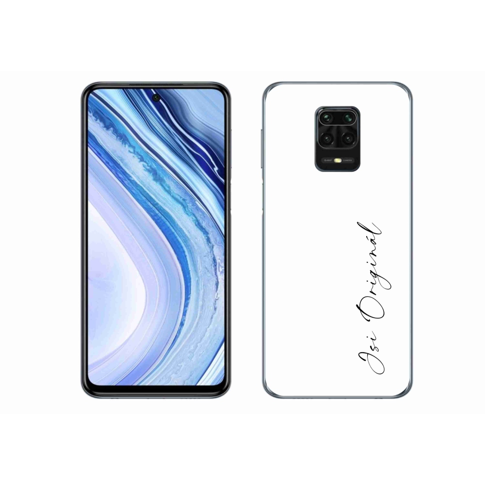 Gél borító mmCase a Xiaomi Redmi Note 9S - te vagy az eredeti fehér háttérrel