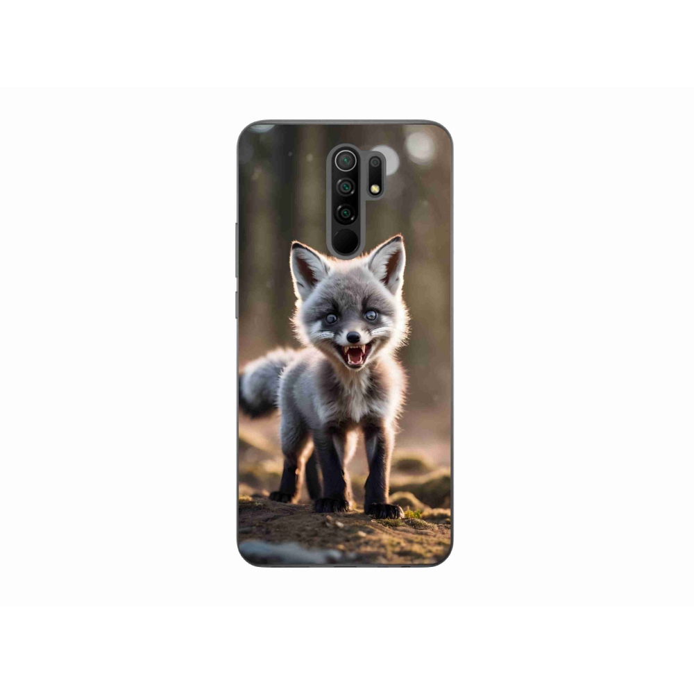 Gél borítás mmCase a Xiaomi Redmi 9-hez - dühös róka