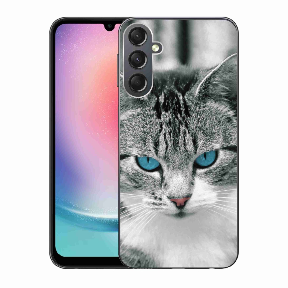 Zselés borítás mmCase Samsung Galaxy A24 készülékhez - cat view 1