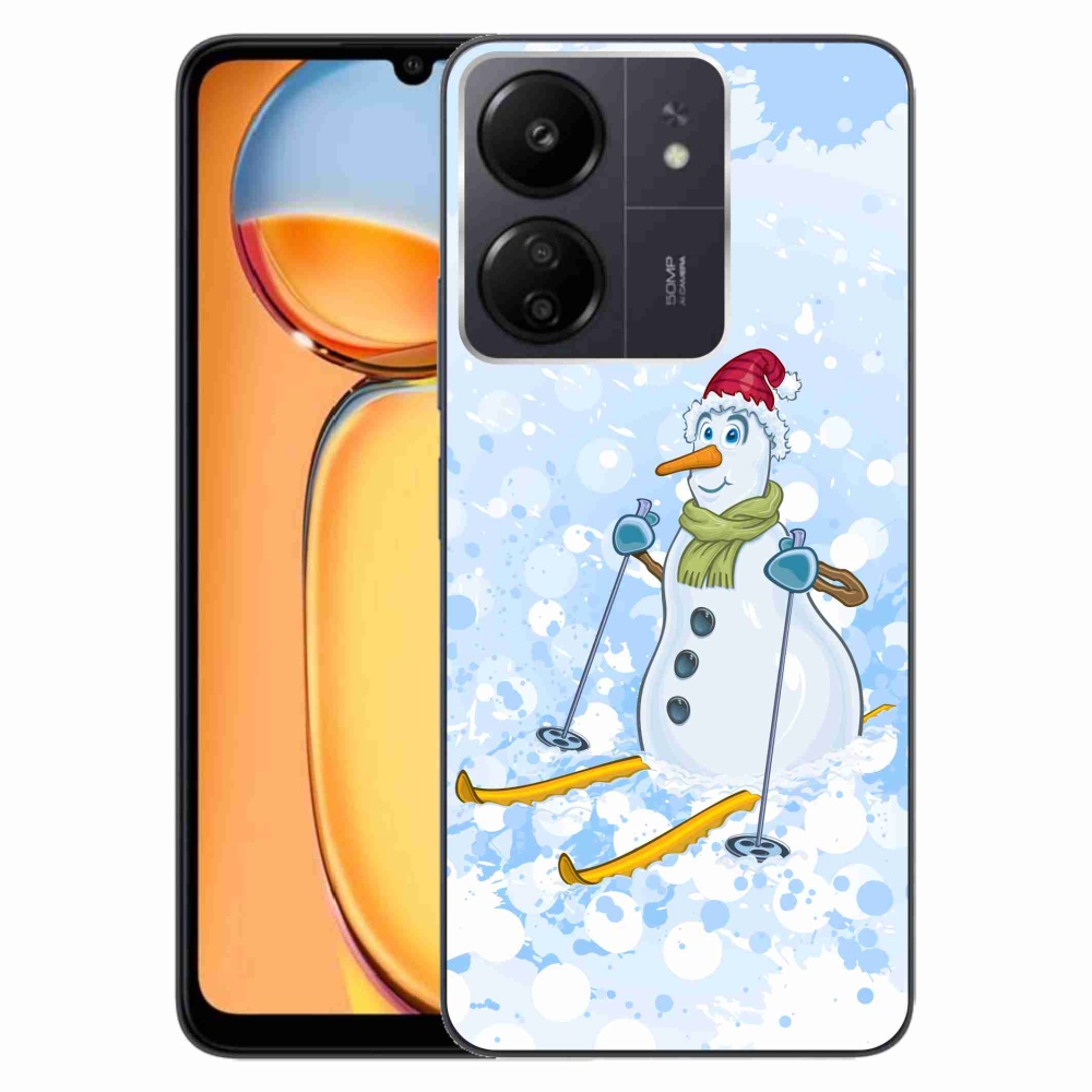 Gél borítás mmCase a Xiaomi Poco C65/Redmi 13C - hóemberhez