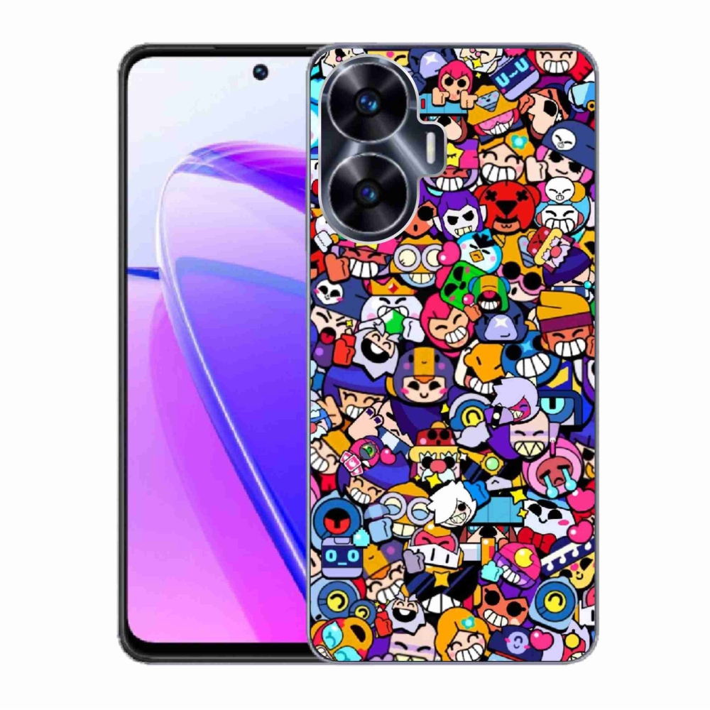 Gél borítás mmCase a Realme C55 készülékhez - brawl stars 2
