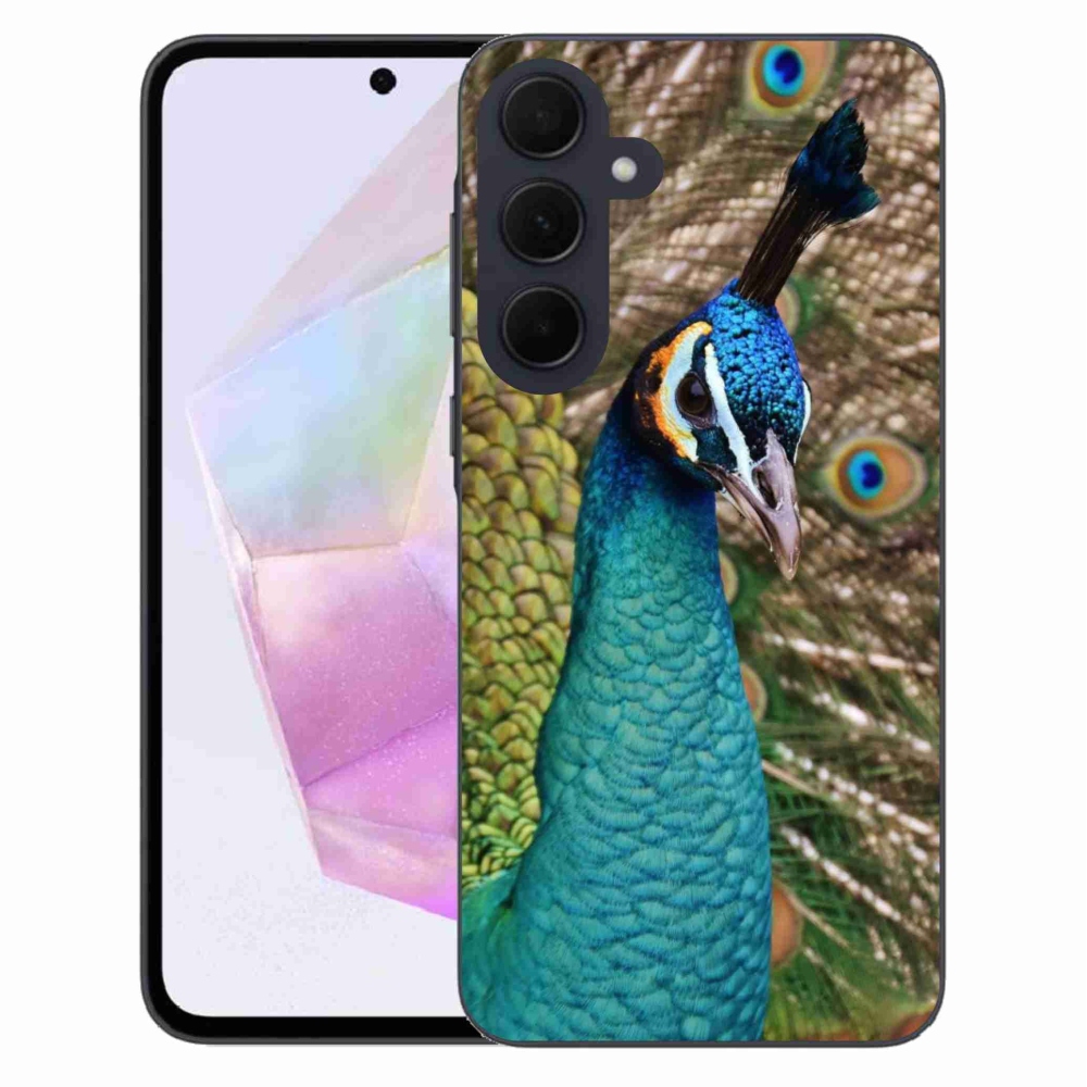 Zselés borítás mmCase Samsung Galaxy A35 5G - páva