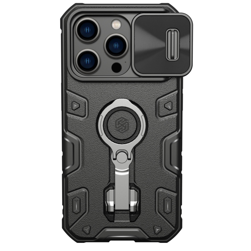 Nillkin CamShield Armor PRO mágneses hátlap Apple iPhone 14 Pro készülékhez Fekete