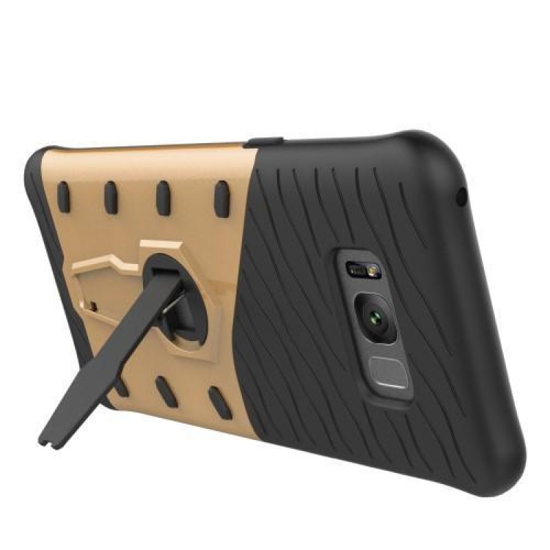 Tower tartós 2in1 tok Samsung Galaxy S8 Plus készülékhez - arany színben