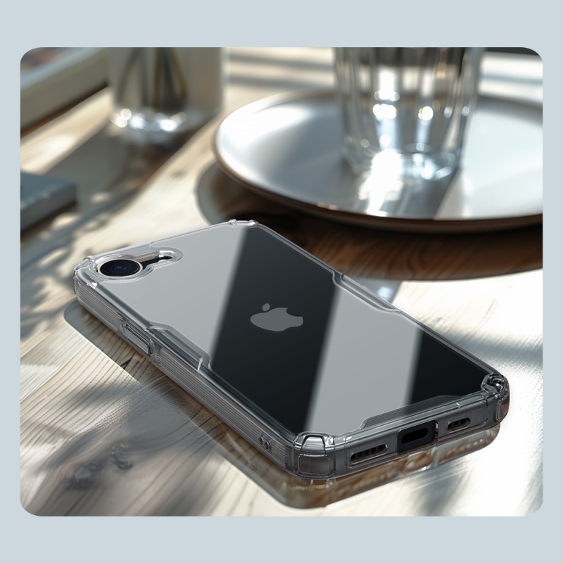 Nillkin Nature TPU PRO borító az Apple iPhone 16e készülékhez Átlátszó