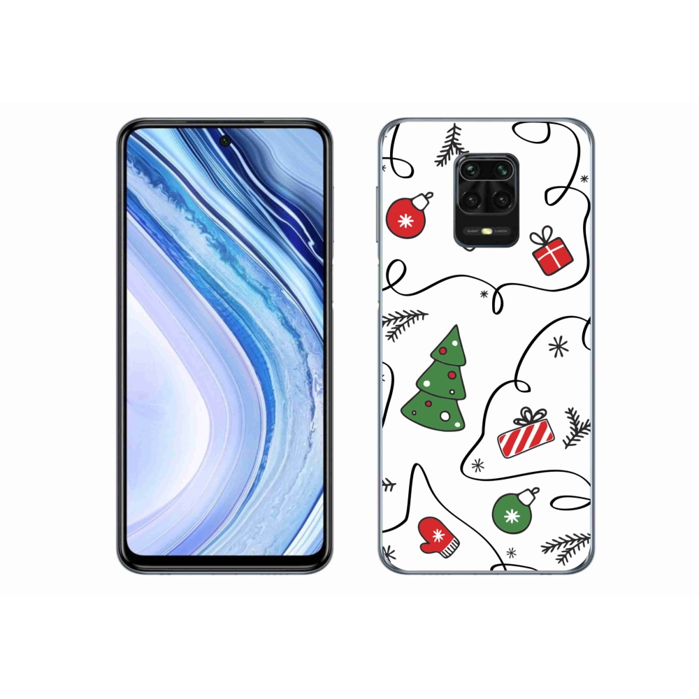 Gél borítás mmCase a Xiaomi Redmi Note 9 Pro számára - karácsonyi motívumok