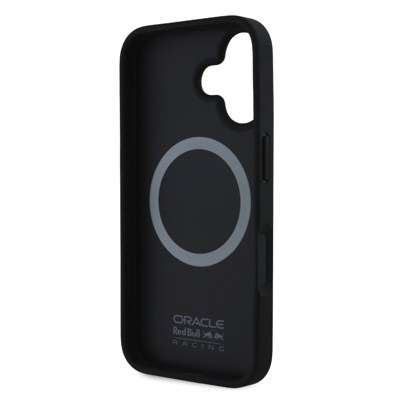 Red Bull Carbon Powerbar MagSafe MagSafe hátlap iPhone 16 Plus készülékhez Fekete