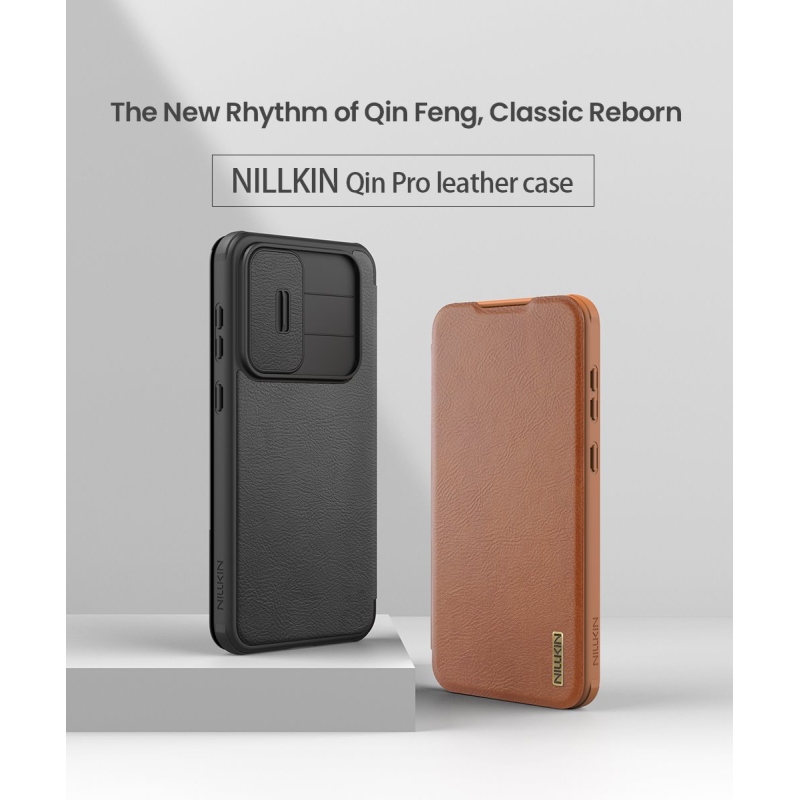 Nillkin Qin Book PRO tok Samsung Galaxy A56 5G barna