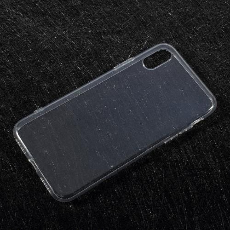 Átlátszó zselés tok iPhone X készülékhez