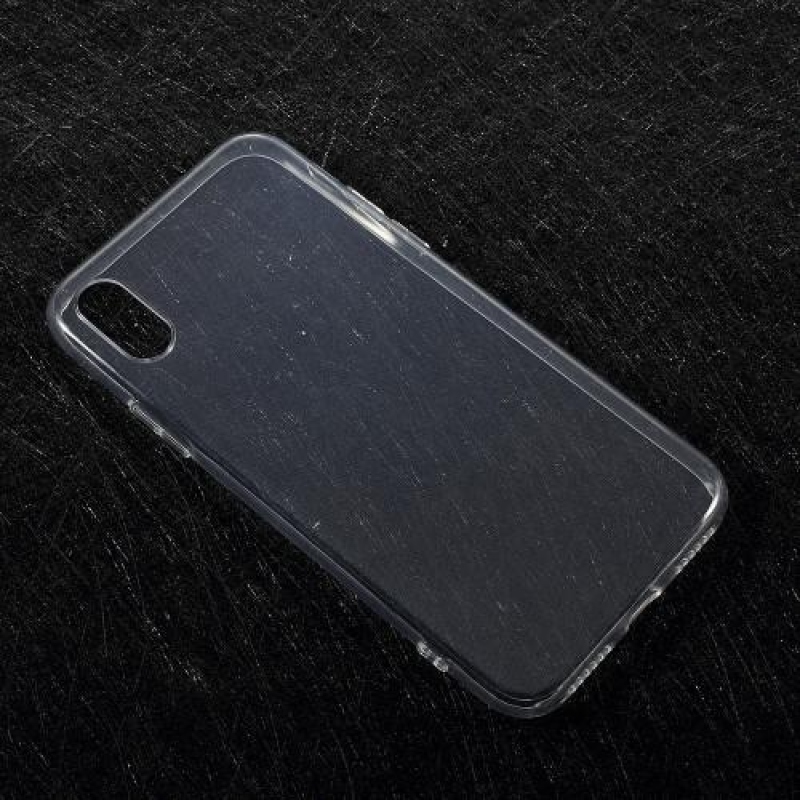 Átlátszó zselés tok iPhone X készülékhez