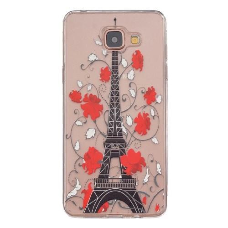 Átlátszó zselés tok Samsung Galaxy A5 (2016) - Eiffel-torony