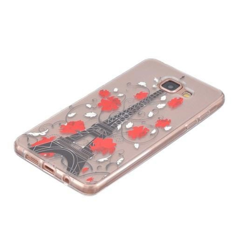 Átlátszó zselés tok Samsung Galaxy A5 (2016) - Eiffel-torony
