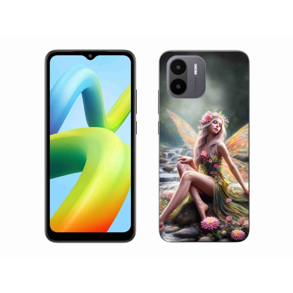 Gél borítás mmCase a Xiaomi Redmi A1/Redmi A2 - pillangó nő 1