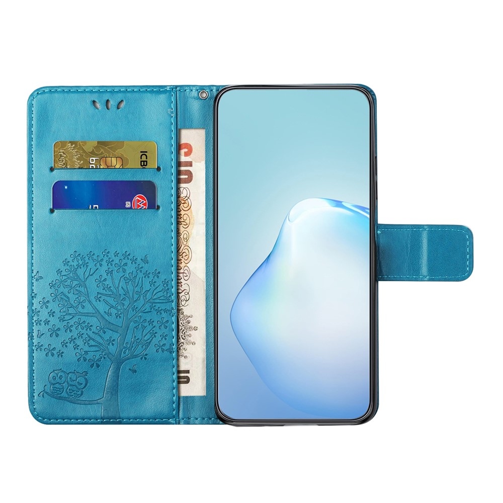 Fa könyvtáska Honor 400 Pro-hoz - kék