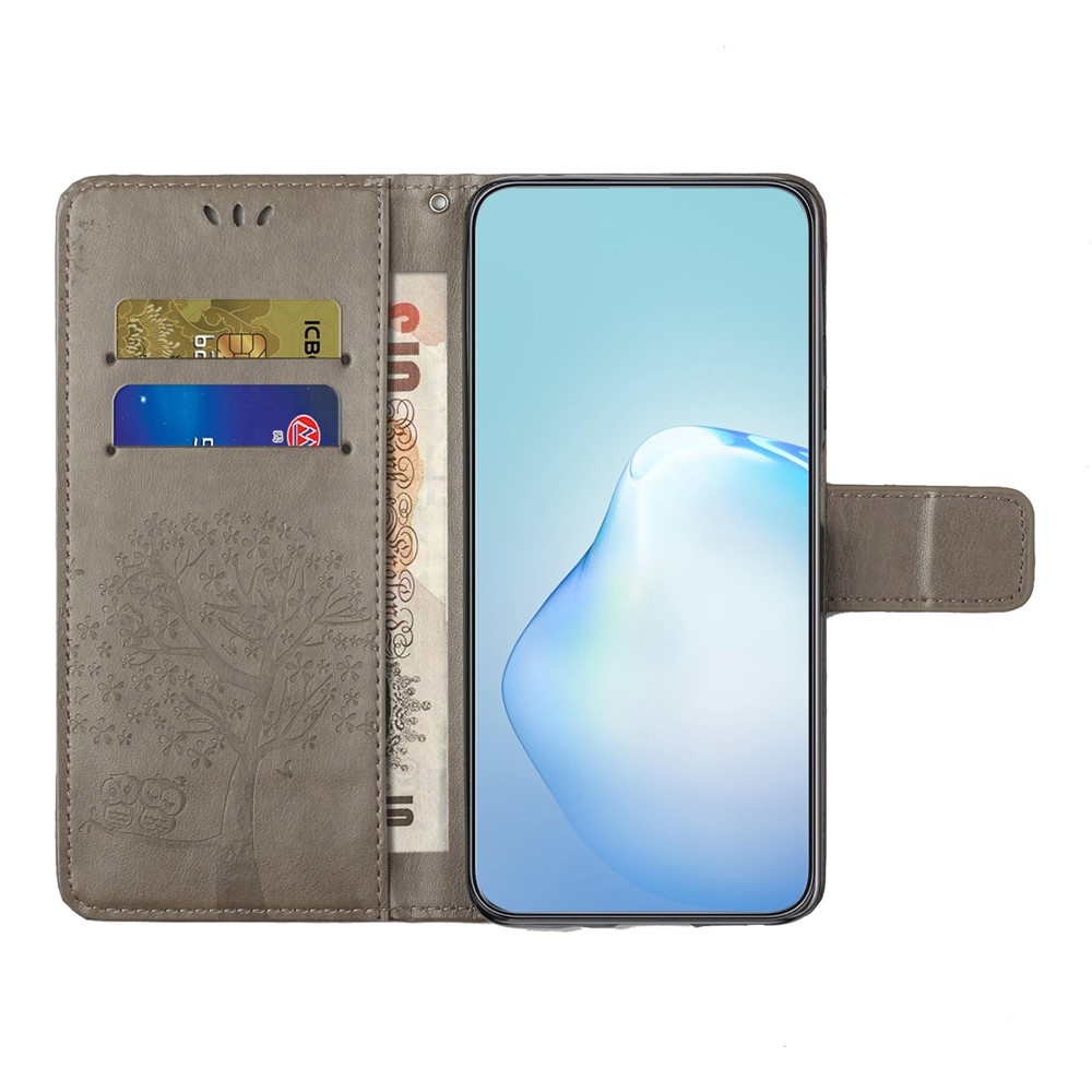 Fa könyvtáska Honor 400 Pro-hoz - szürke