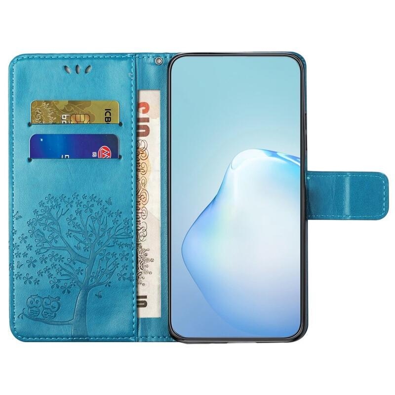 Fa könyvtáska a Nokia G60 5G készülékhez - kék
