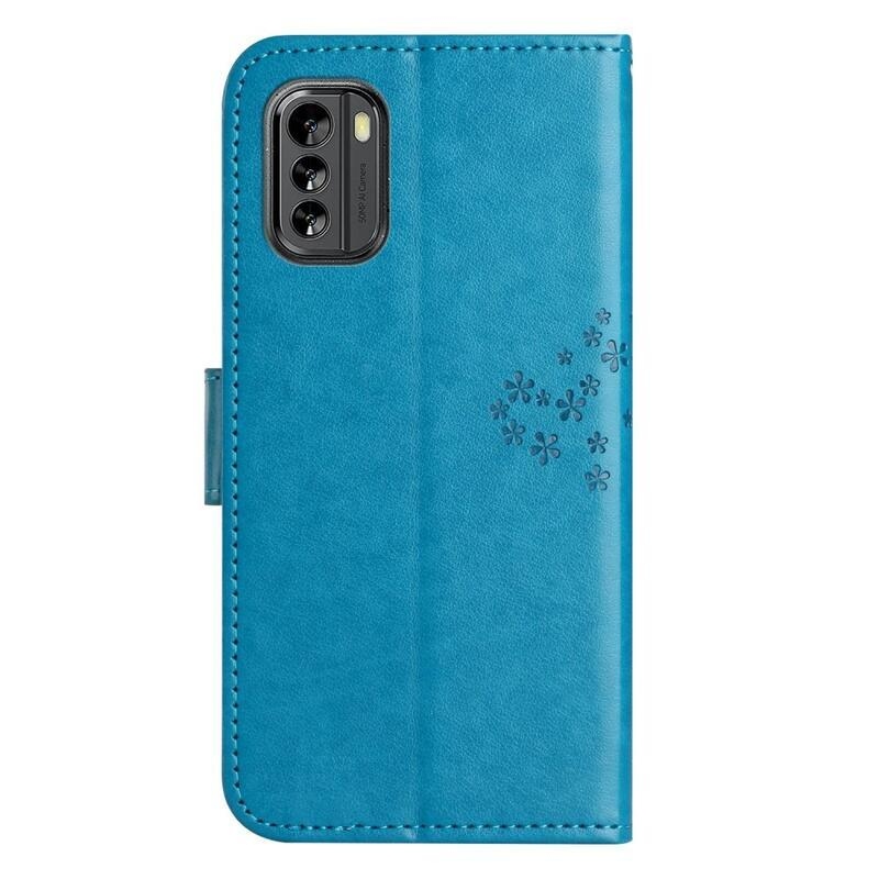 Fa könyvtáska a Nokia G60 5G készülékhez - kék