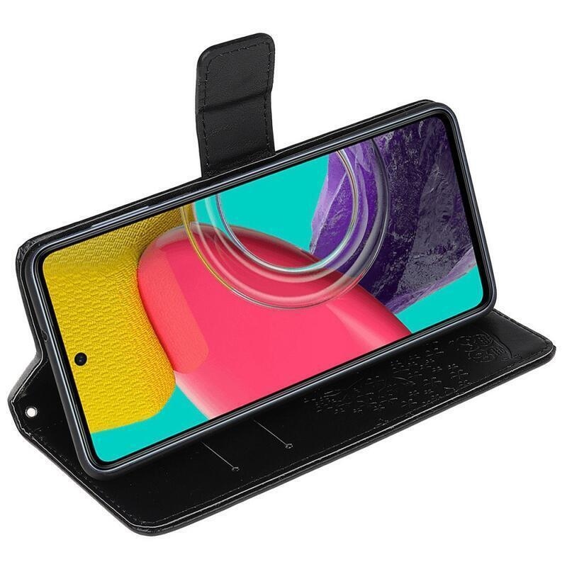 Fás könyv tok Samsung Galaxy A33 5G - fekete