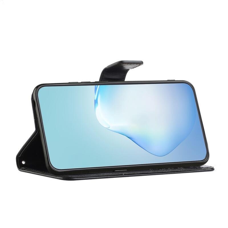 Fás könyv tok Samsung Galaxy A34 5G - fekete