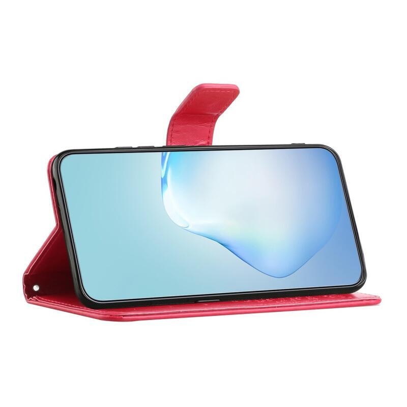 Fás könyv tok Samsung Galaxy A34 5G - piros
