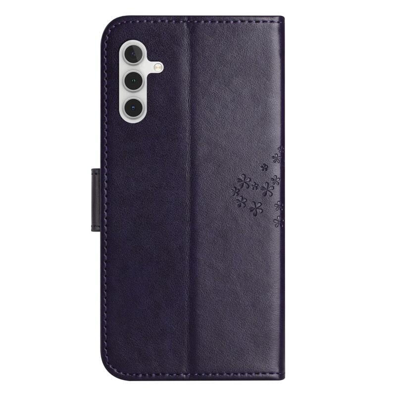 Fa könyv tok Samsung Galaxy A34 5G - sötét lila