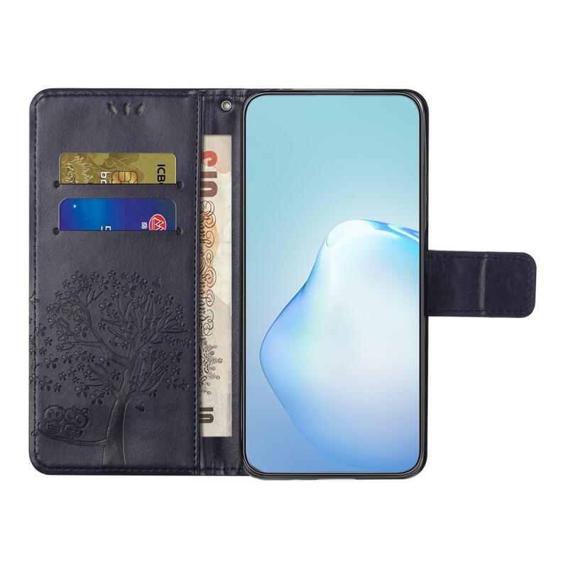 Fa könyv tok Samsung Galaxy A34 5G - sötét lila
