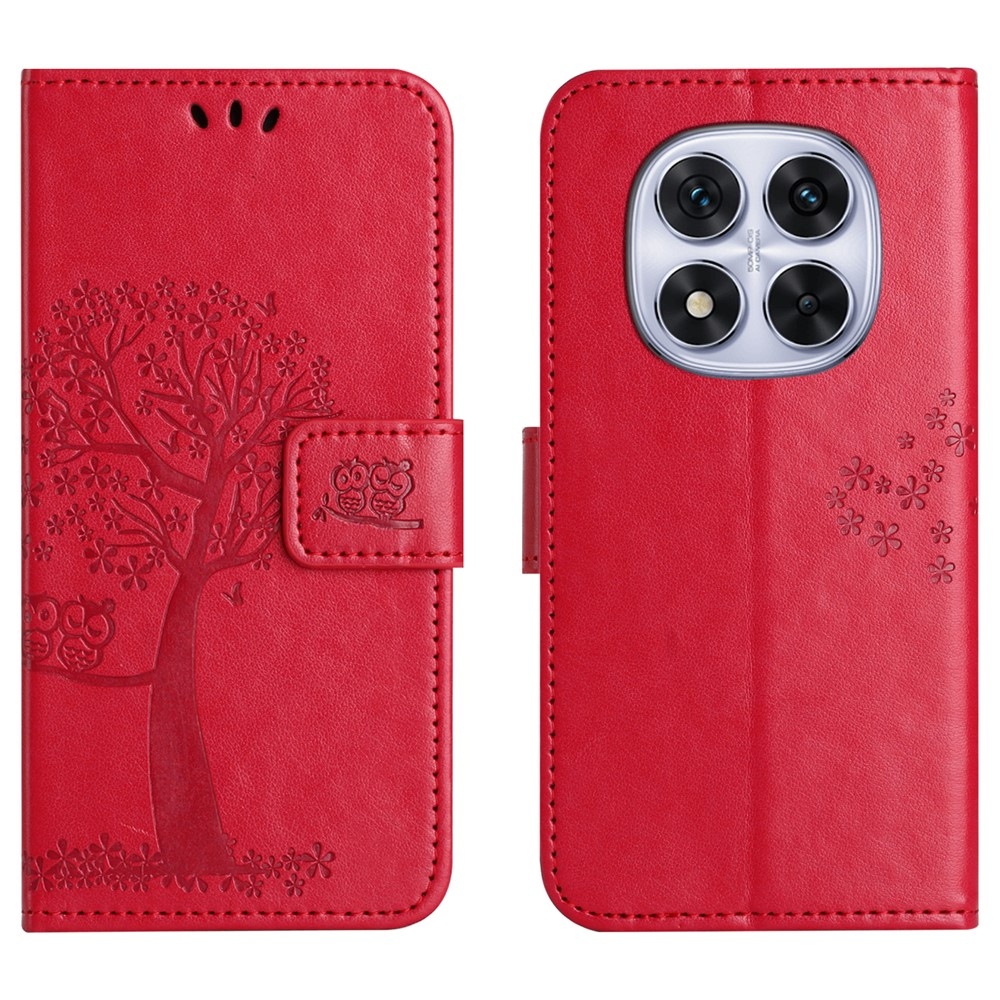 Fa könyv tok a Xiaomi Redmi Note 15 Pro+ 5G számára - piros