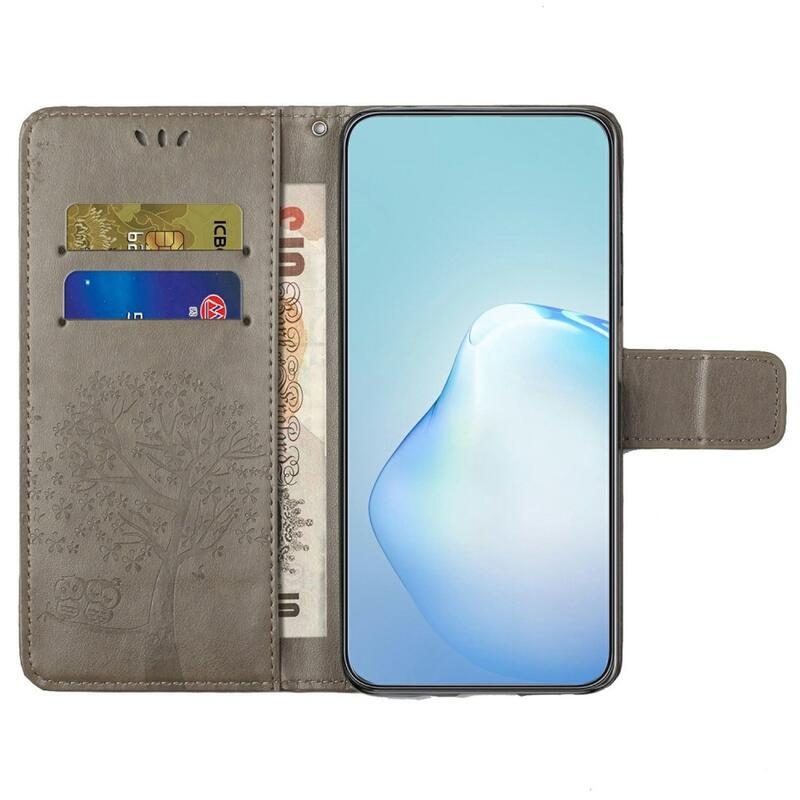 Fa pénztárca tok Xiaomi Redmi A1+/A2+ - szürke
