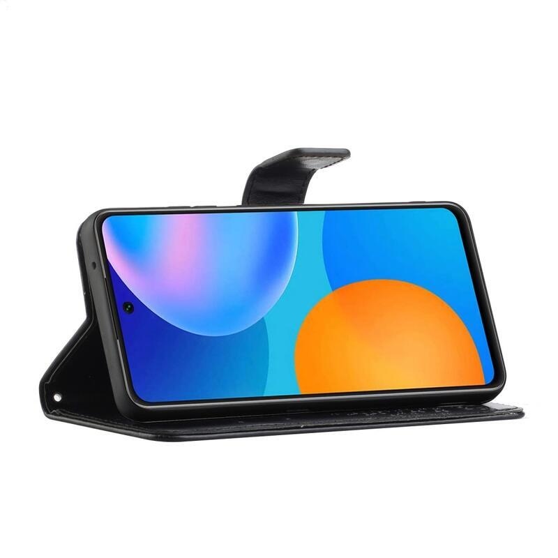 Fa PU bőr pénztárca tok a Xiaomi 11T/11T Pro-hoz - fekete