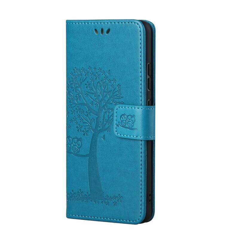 Fa PU bőr pénztárca tok Xiaomi 11T/11T Pro - kék