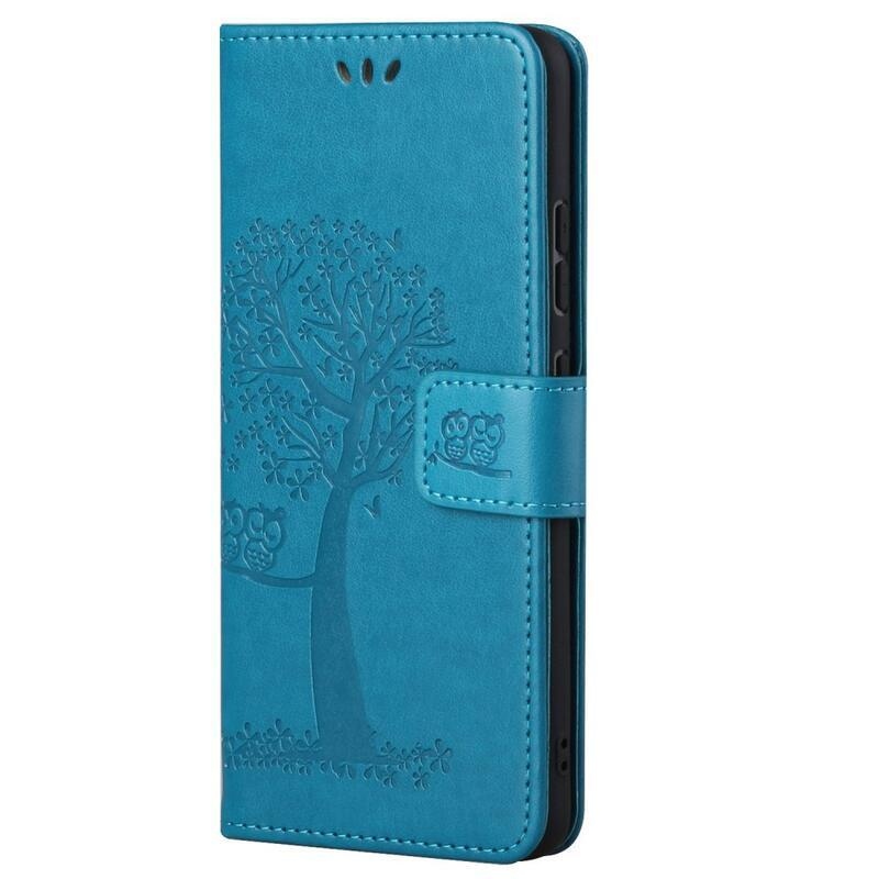 Fa PU bőr pénztárca tok Xiaomi Redmi Note 11 Pro 4G-hez - kék