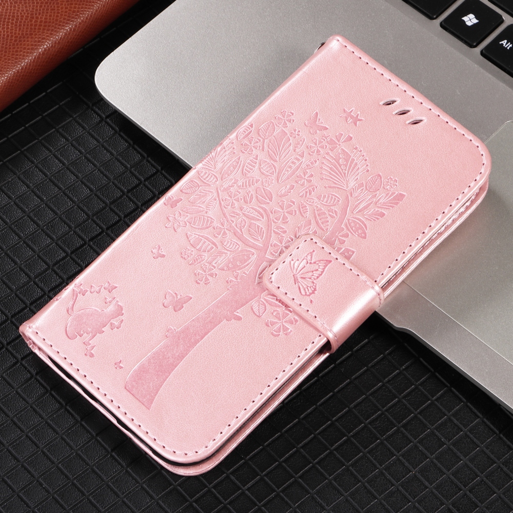 Trees mintás tok Huawei Pura 80 Pro készülékhez - rózsaszín arany