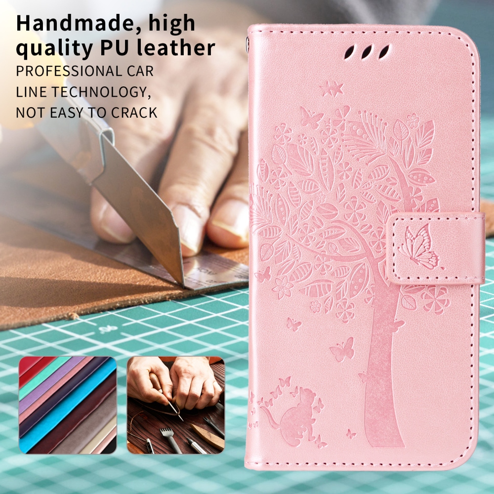 Trees mintás tok Huawei Pura 80 Pro készülékhez - rózsaszín arany