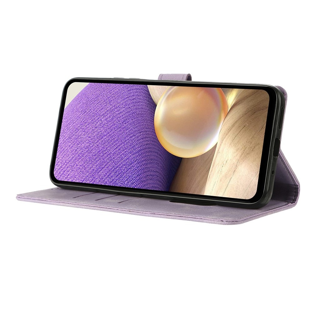 Háromszögletű könyv tok Xiaomi Redmi Note 15 Pro+ 5G - lila