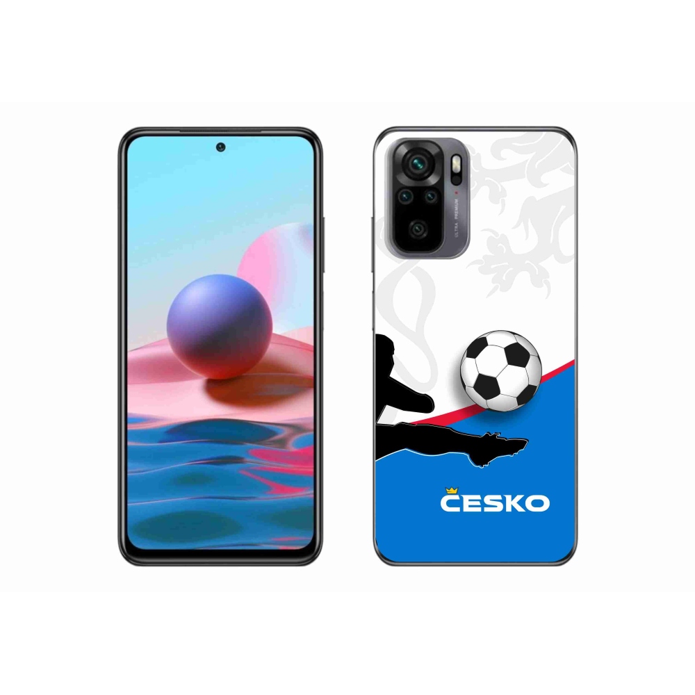 Gél borítás mmCase a Xiaomi Redmi Note 10S - futball Csehország 3