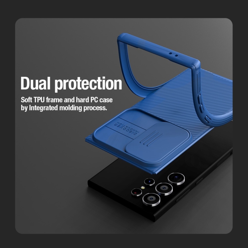 Nillkin CamShield PRO hátlap a Samsung Galaxy S24 Ultra Fekete számára