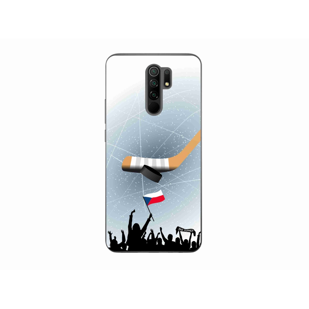 Gél borítás mmCase a Xiaomi Redmi 9-hez - hoki rajongóknak