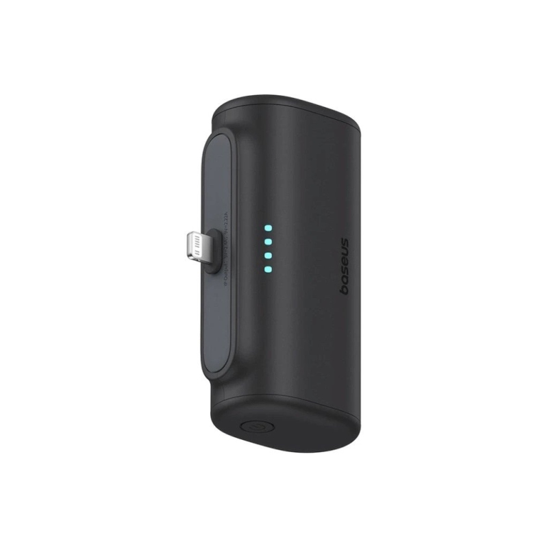 Baseus Compact (IP Edition) 20W gyors töltés USB-C Powerbank 5000mAh Fekete klaszter Fekete