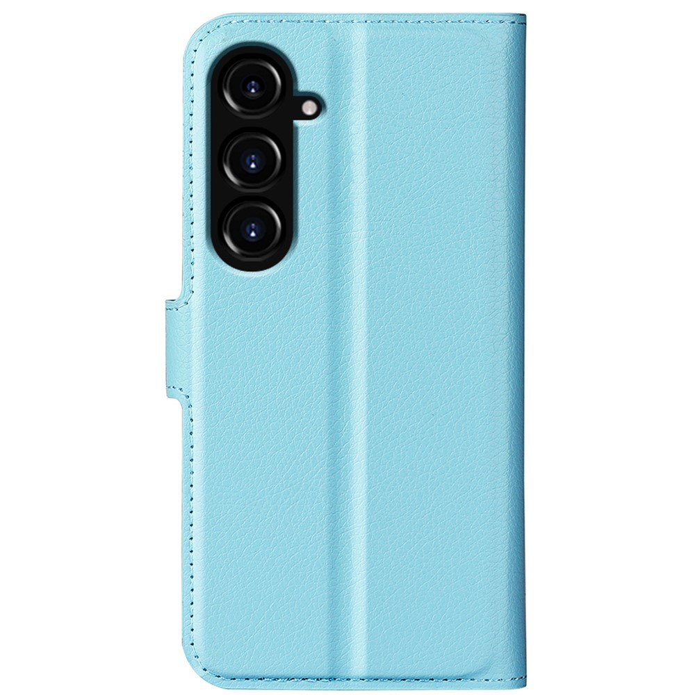 Litchi könyv tok Samsung Galaxy S23 FE készülékhez - kék