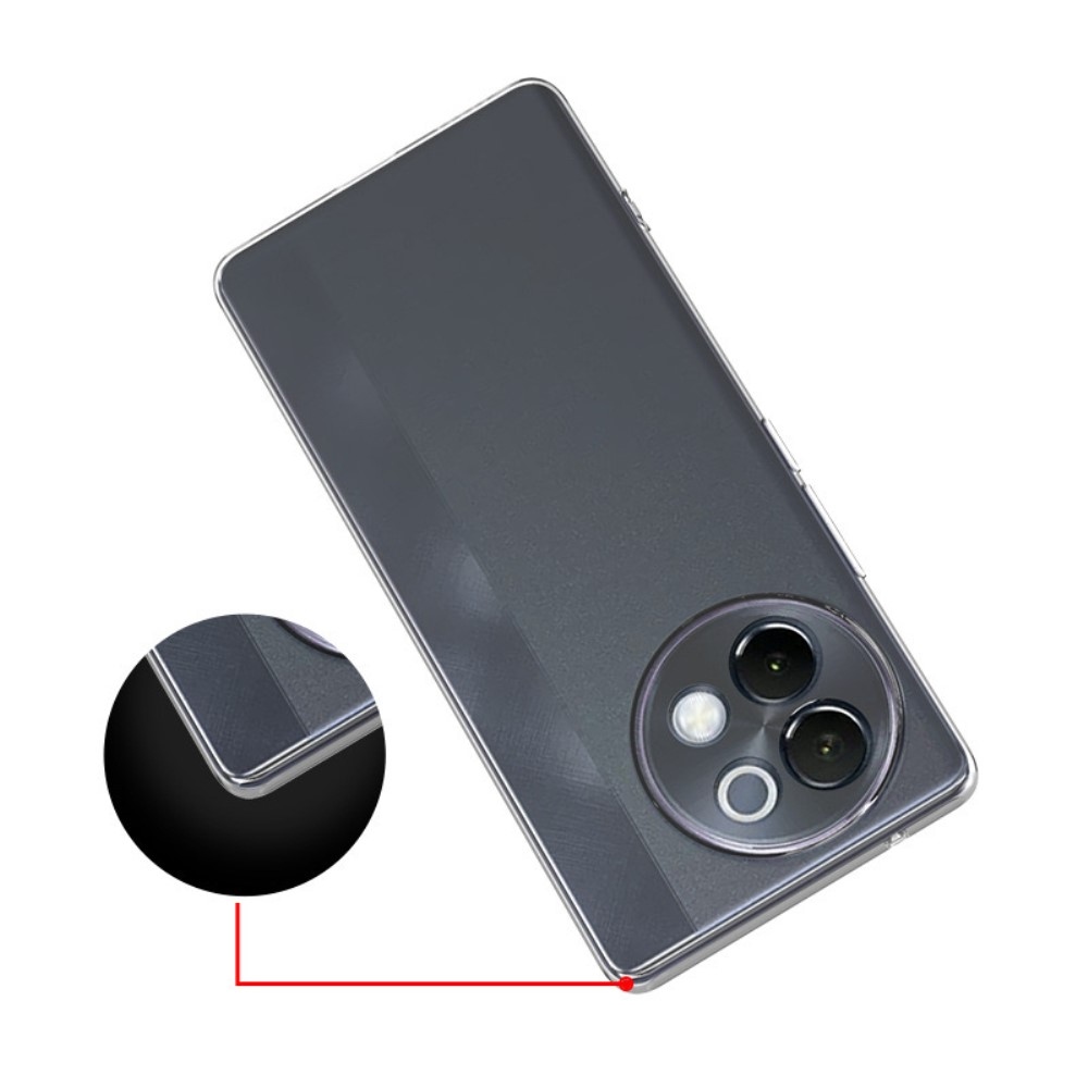 Átlátszó gél tok a Vivo V40 Lite 5G készülékhez - átlátszó