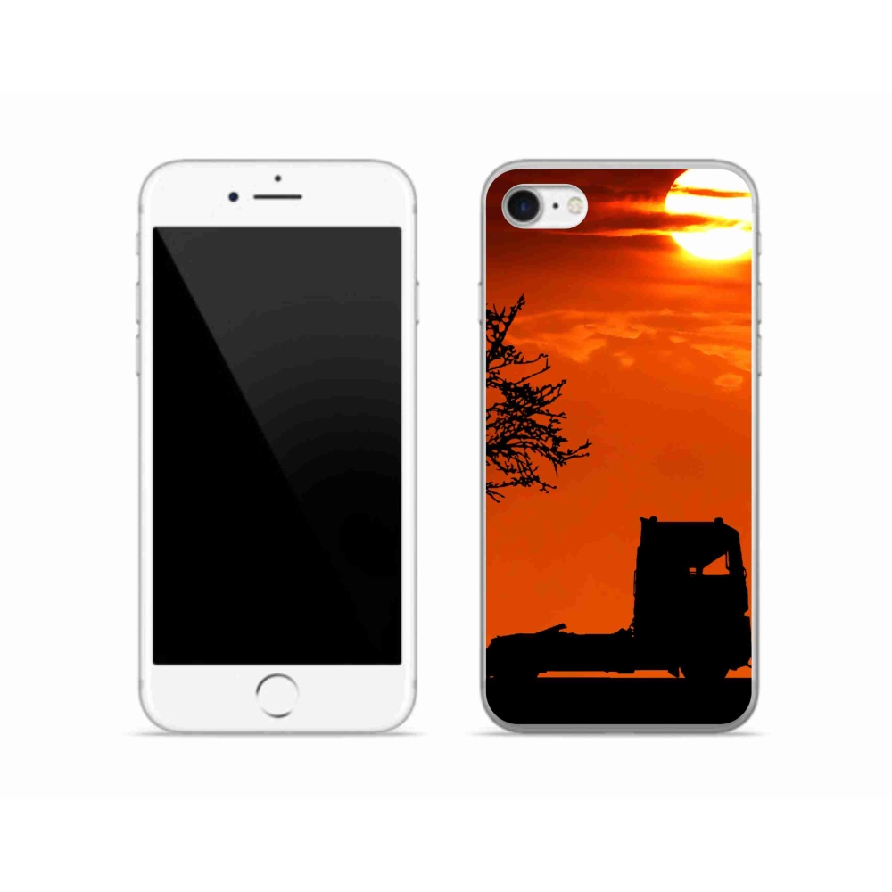 Zselés borítás mmCase iPhone SE (2020) - teherautó 3